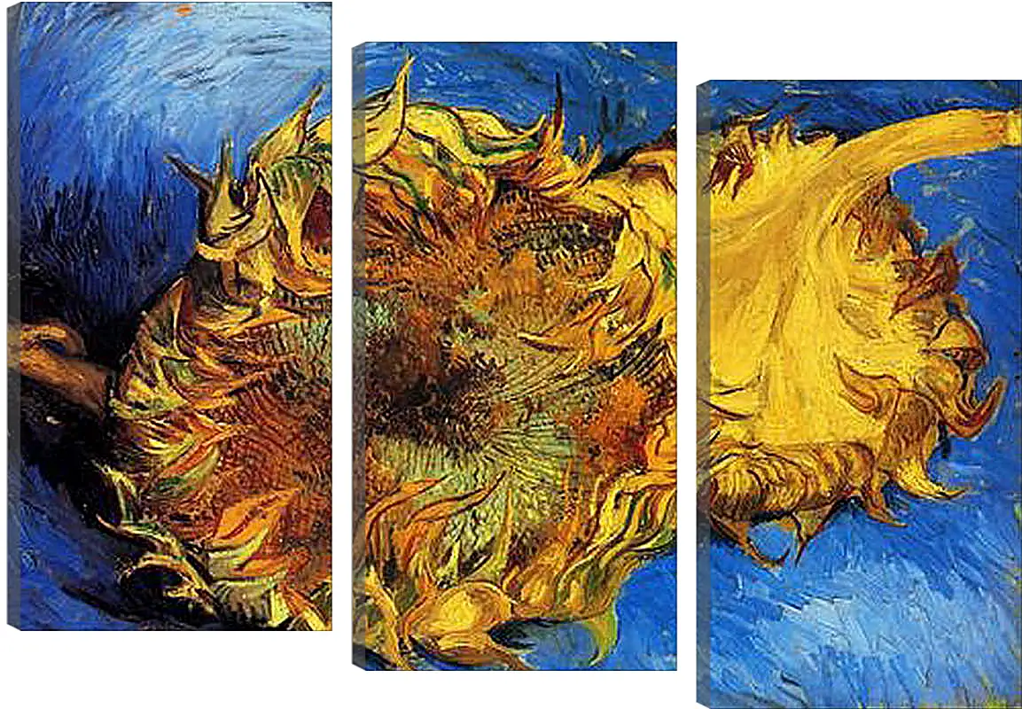 Модульная картина - Two Cut Sunflowers 3. Винсент Ван Гог
