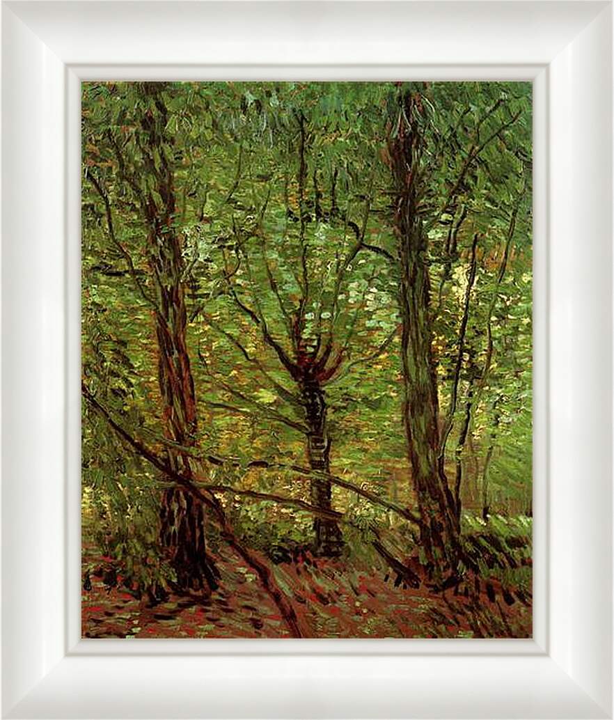 Картина в раме - Trees and Undergrowth. Винсент Ван Гог
