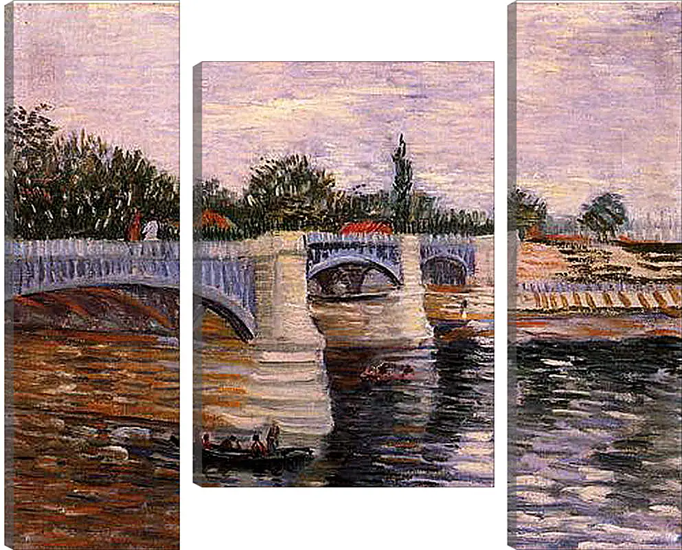 Модульная картина - The Seine with the Pont de la Grande Jette. Винсент Ван Гог