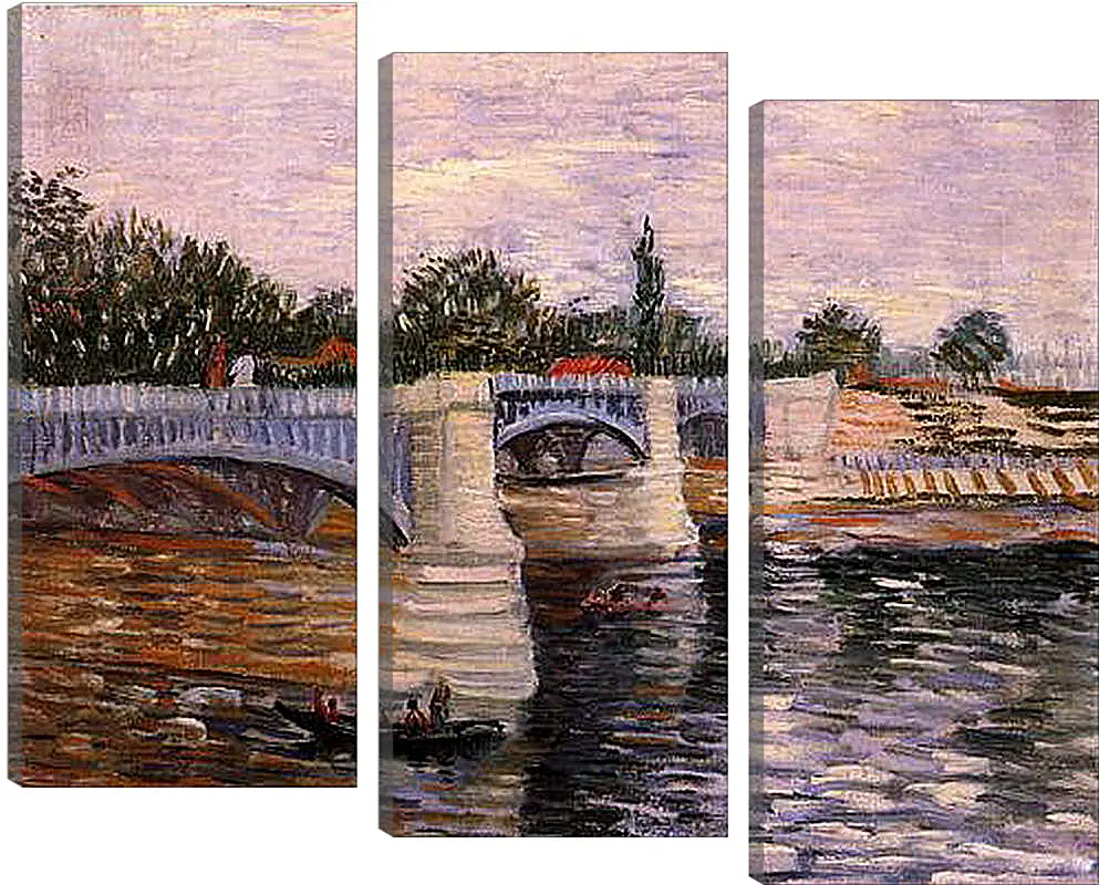 Модульная картина - The Seine with the Pont de la Grande Jette. Винсент Ван Гог