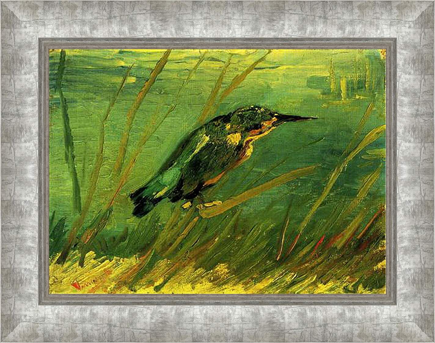 Картина в раме - The Kingfisher. Винсент Ван Гог