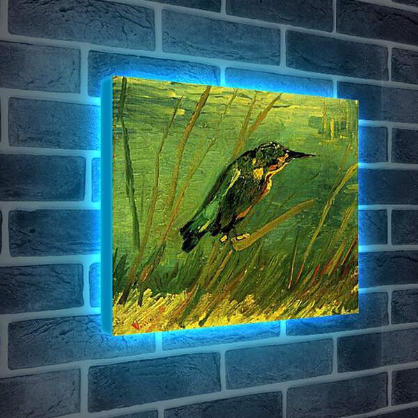 Лайтбокс световая панель - The Kingfisher. Винсент Ван Гог