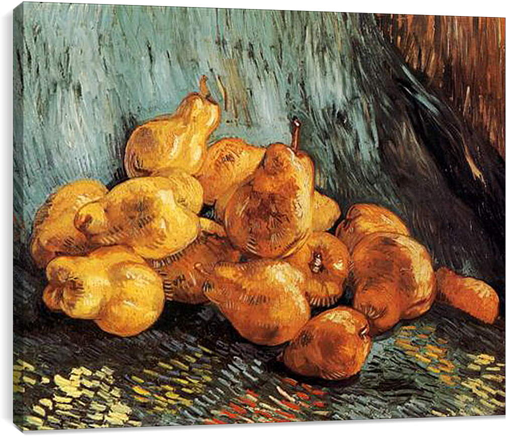 Постер и плакат - Still Life with Pears. Винсент Ван Гог