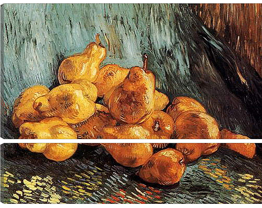 Модульная картина - Still Life with Pears. Винсент Ван Гог