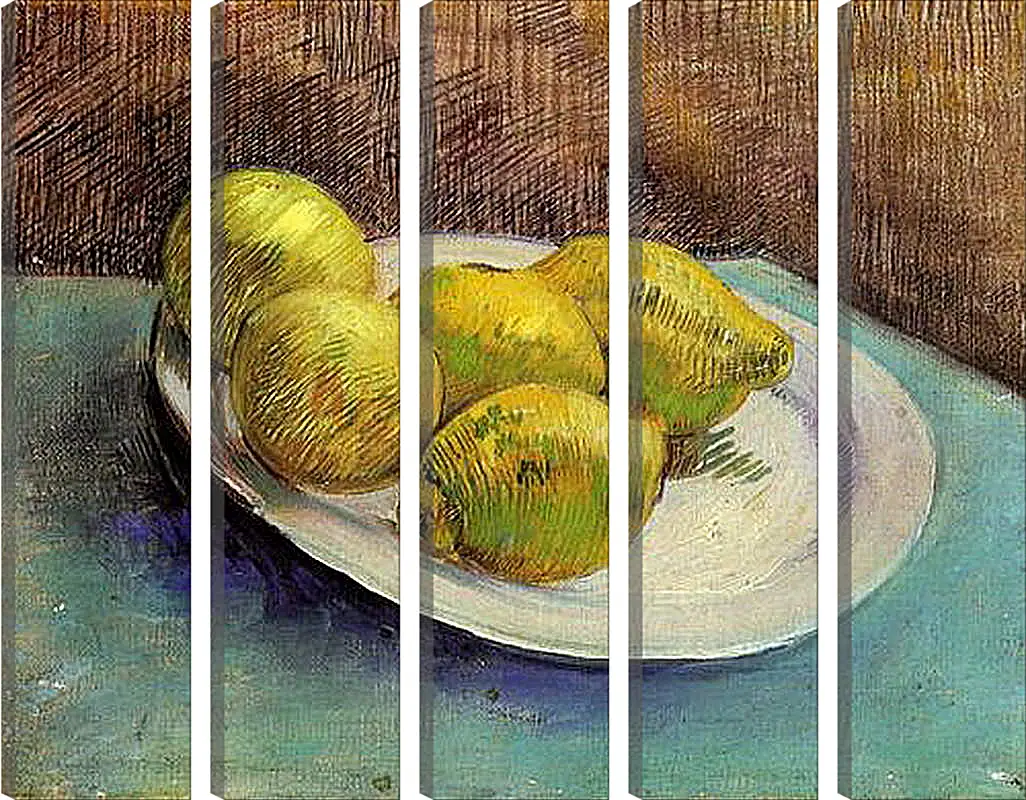 Модульная картина - Still Life with Lemons on a Plate. Винсент Ван Гог