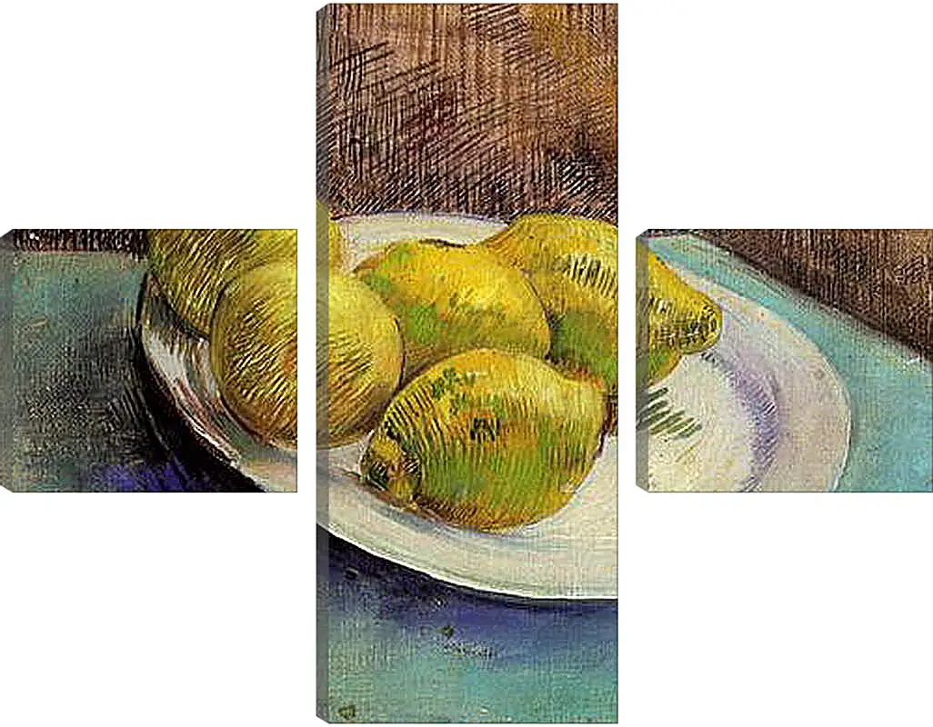 Модульная картина - Still Life with Lemons on a Plate. Винсент Ван Гог