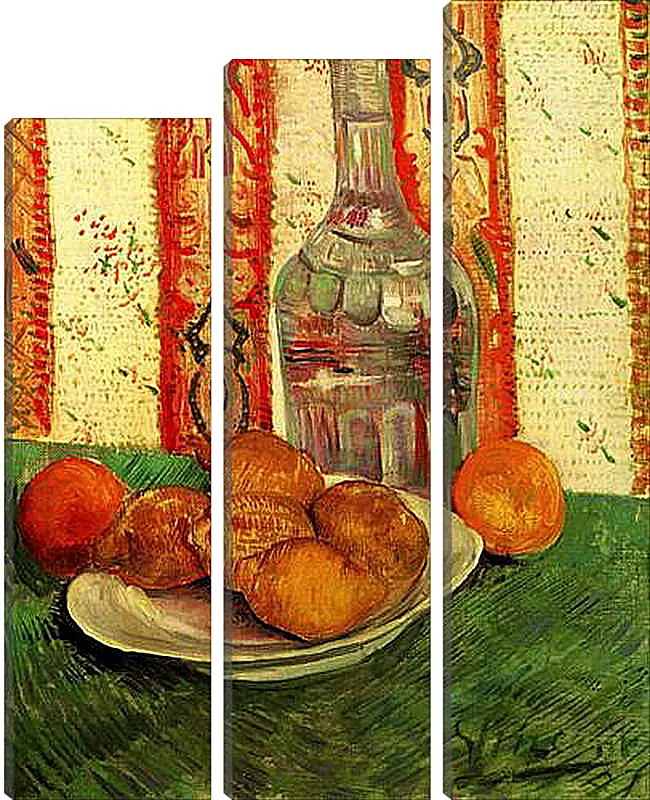 Модульная картина - Still Life with Decanter and Lemons on a Plate. Винсент Ван Гог