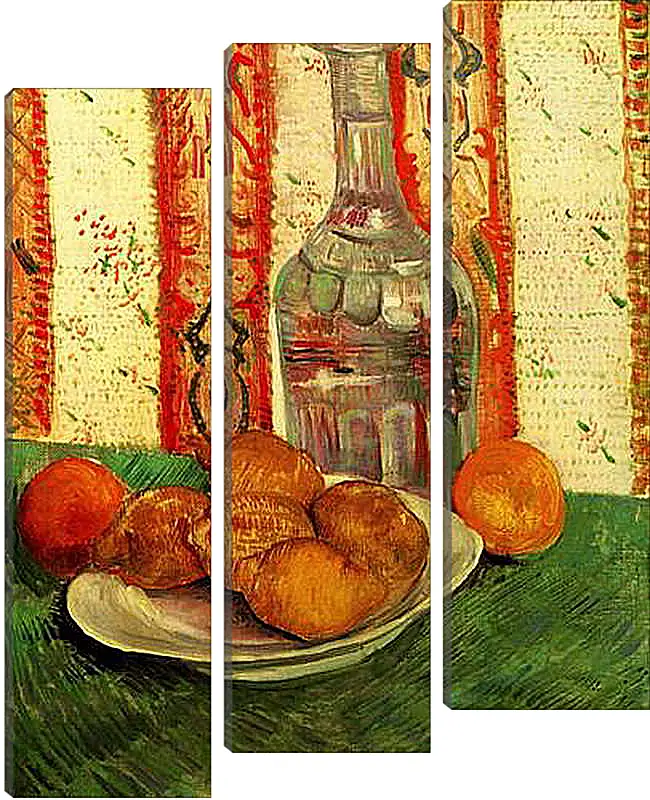 Модульная картина - Still Life with Decanter and Lemons on a Plate. Винсент Ван Гог