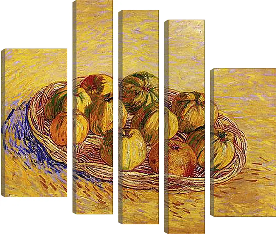 Модульная картина - Still Life with Basket of Apples. Винсент Ван Гог