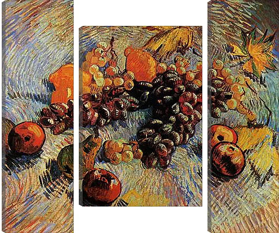 Модульная картина - Still Life with Apples, Pears, Lemons and Grapes. Винсент Ван Гог