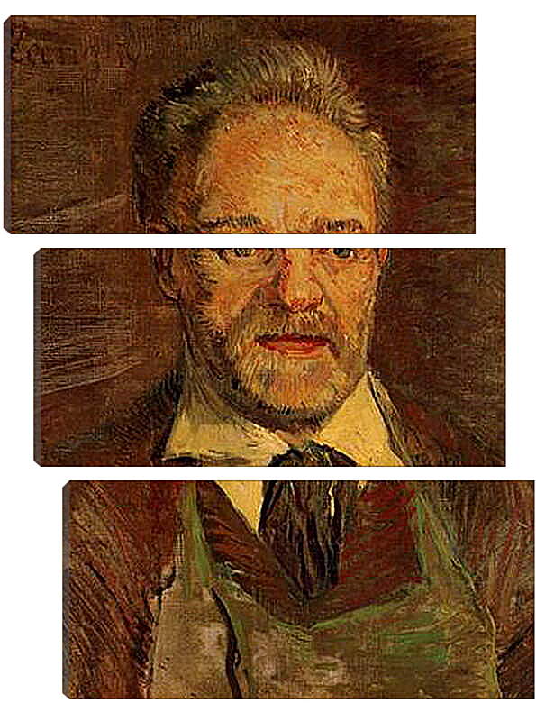 Модульная картина - Portrait of Pere Tanguy 2. Винсент Ван Гог