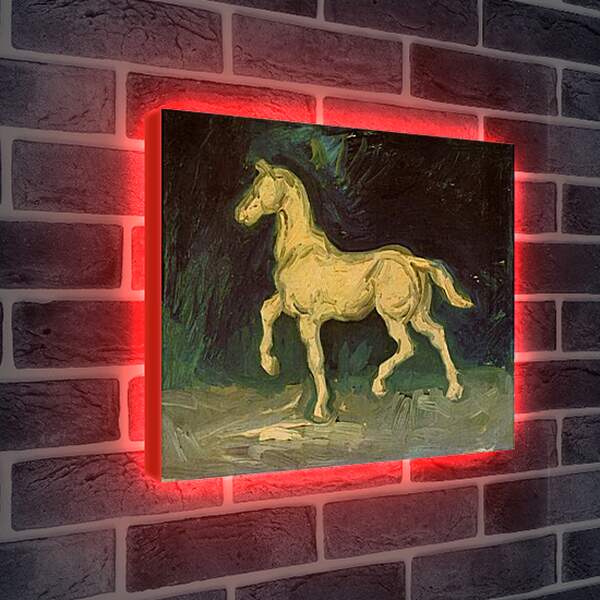 Лайтбокс световая панель - Plaster Statuette of a Horse. Винсент Ван Гог