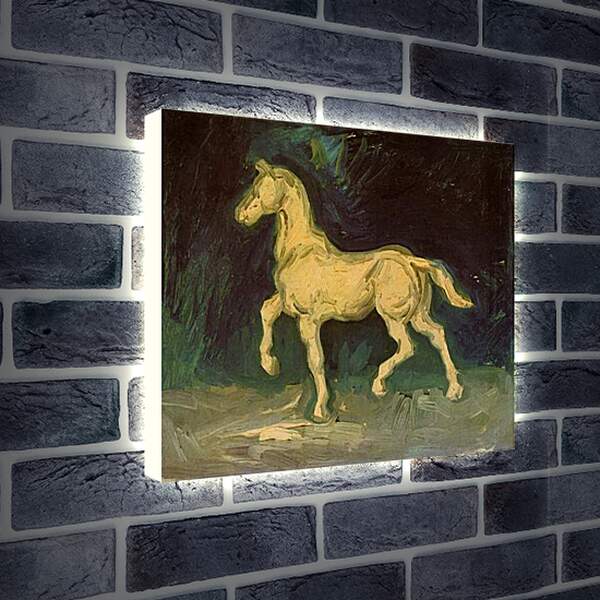 Лайтбокс световая панель - Plaster Statuette of a Horse. Винсент Ван Гог