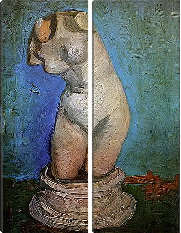 Модульная картина - Plaster Statuette of a Female Torso 8. Винсент Ван Гог