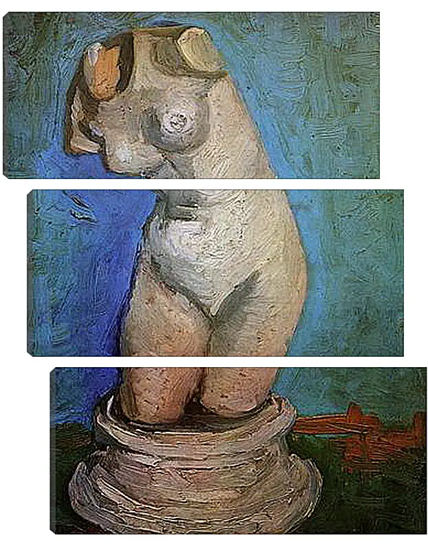 Модульная картина - Plaster Statuette of a Female Torso 8. Винсент Ван Гог