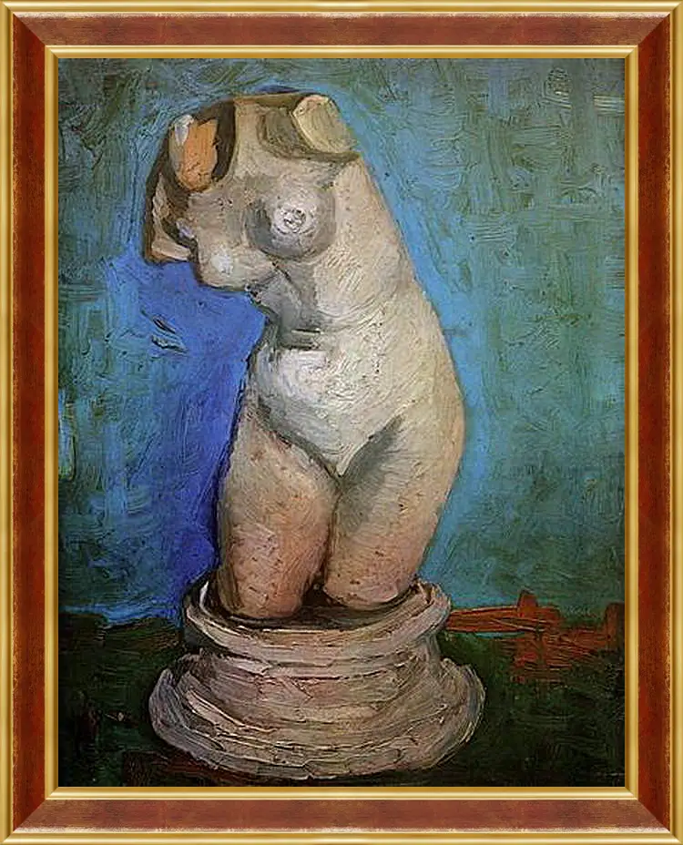 Картина в раме - Plaster Statuette of a Female Torso 8. Винсент Ван Гог