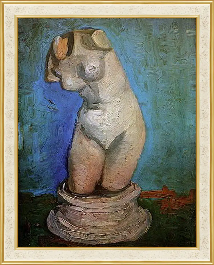 Картина в раме - Plaster Statuette of a Female Torso 8. Винсент Ван Гог