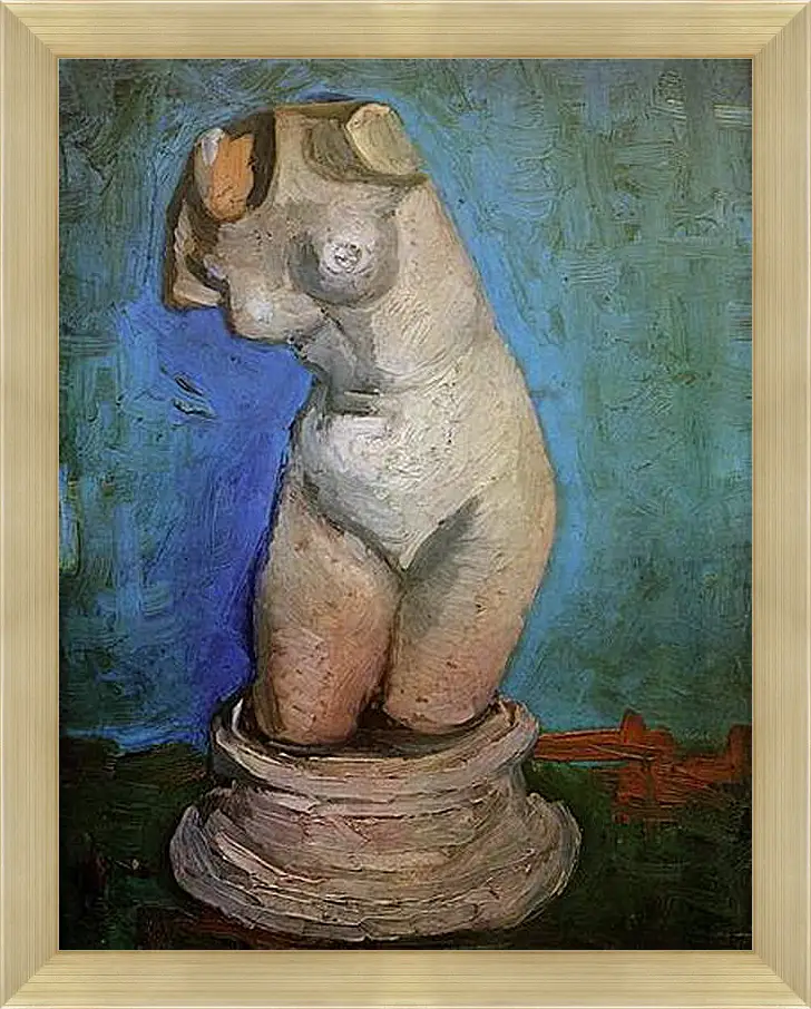 Картина в раме - Plaster Statuette of a Female Torso 8. Винсент Ван Гог