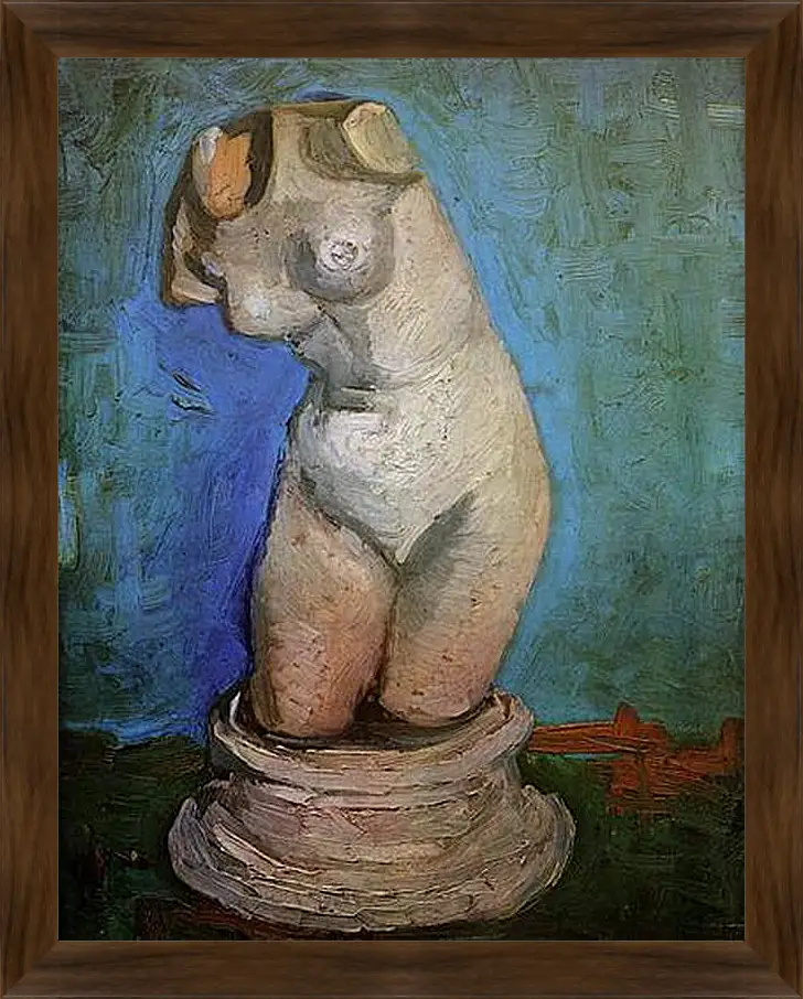 Картина в раме - Plaster Statuette of a Female Torso 8. Винсент Ван Гог