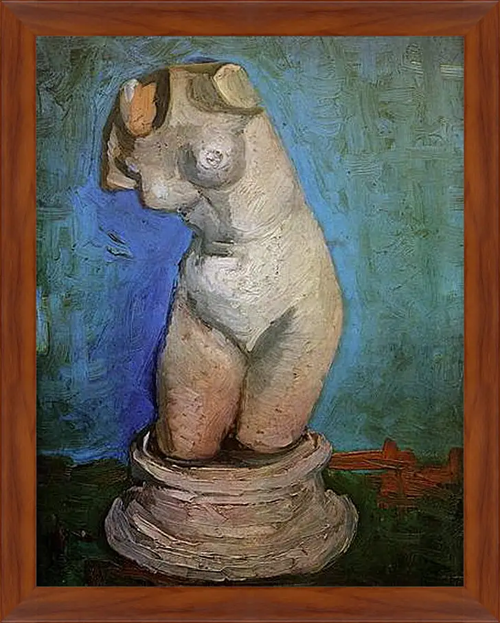 Картина в раме - Plaster Statuette of a Female Torso 8. Винсент Ван Гог