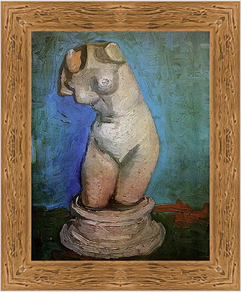 Картина в раме - Plaster Statuette of a Female Torso 8. Винсент Ван Гог