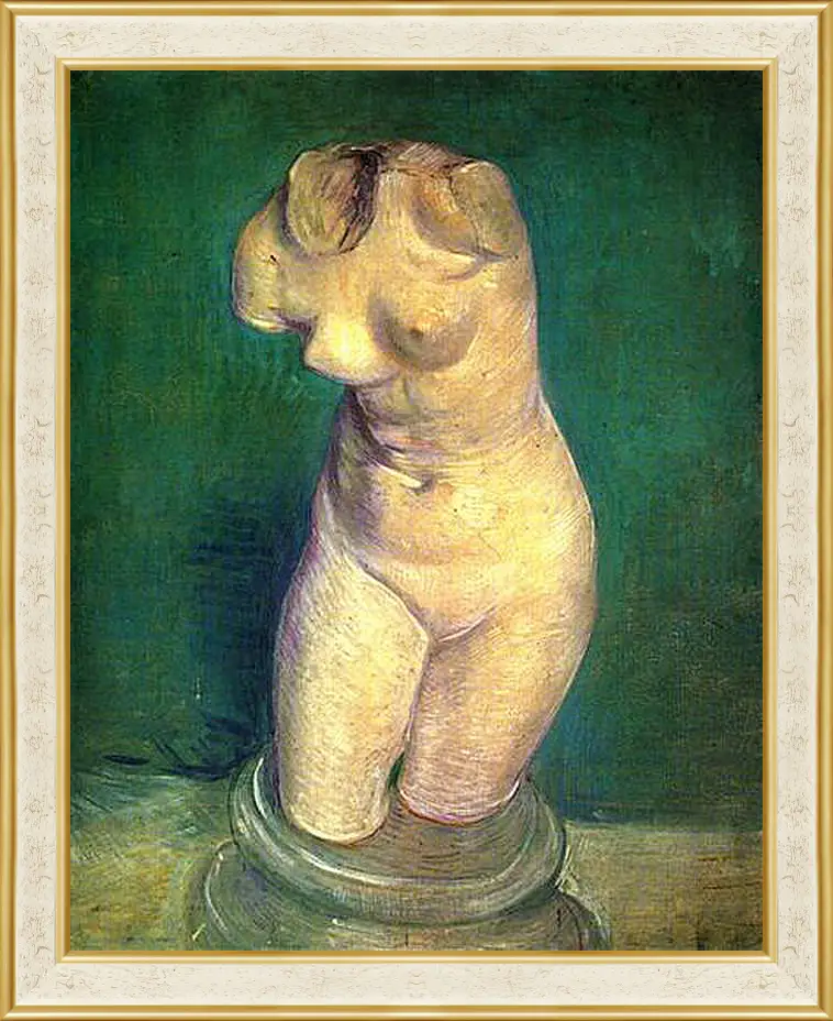 Картина в раме - Plaster Statuette of a Female Torso 6. Винсент Ван Гог