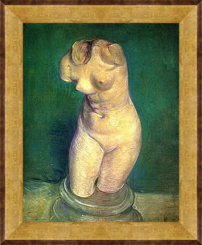 Картина в раме - Plaster Statuette of a Female Torso 6. Винсент Ван Гог