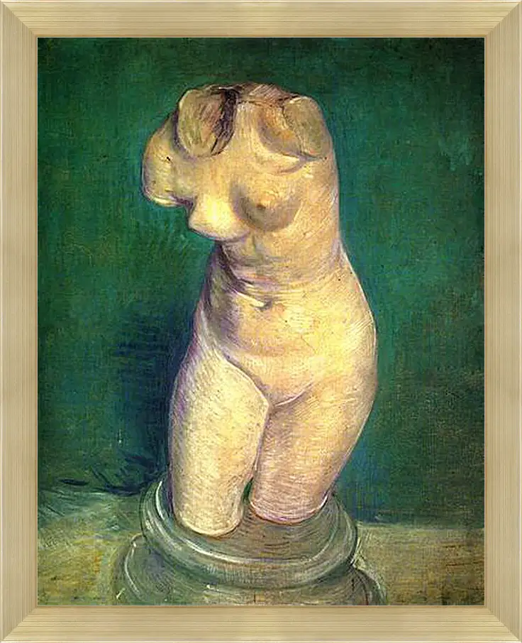 Картина в раме - Plaster Statuette of a Female Torso 6. Винсент Ван Гог