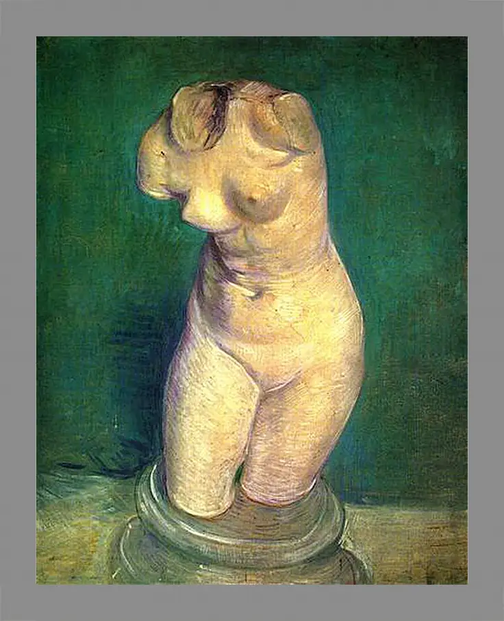 Картина в раме - Plaster Statuette of a Female Torso 6. Винсент Ван Гог