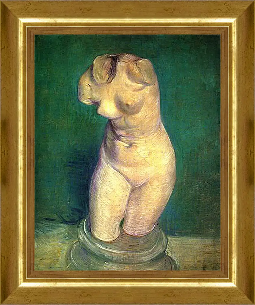 Картина в раме - Plaster Statuette of a Female Torso 6. Винсент Ван Гог