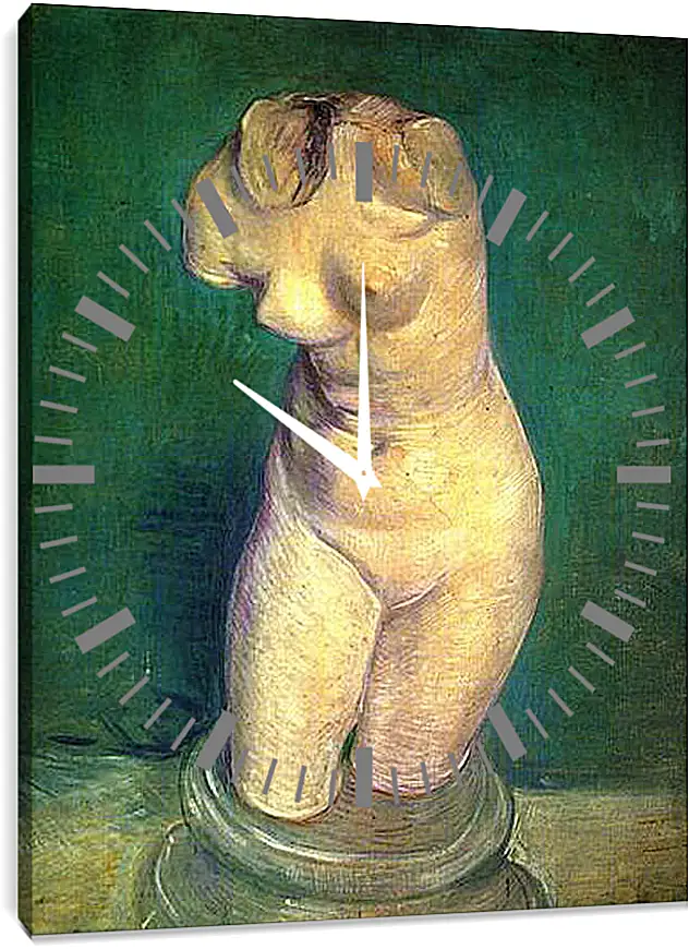 Часы картина - Plaster Statuette of a Female Torso 6. Винсент Ван Гог