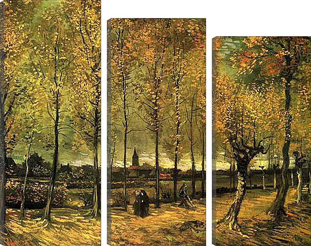 Модульная картина - Lane with Poplars. Винсент Ван Гог