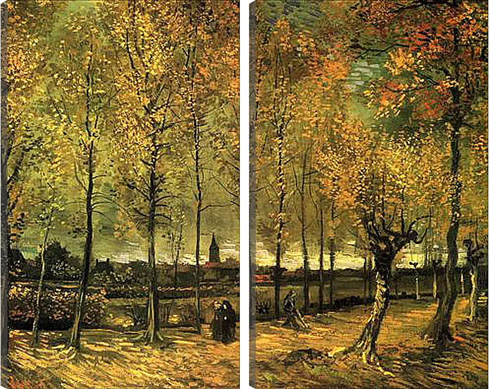 Модульная картина - Lane with Poplars. Винсент Ван Гог