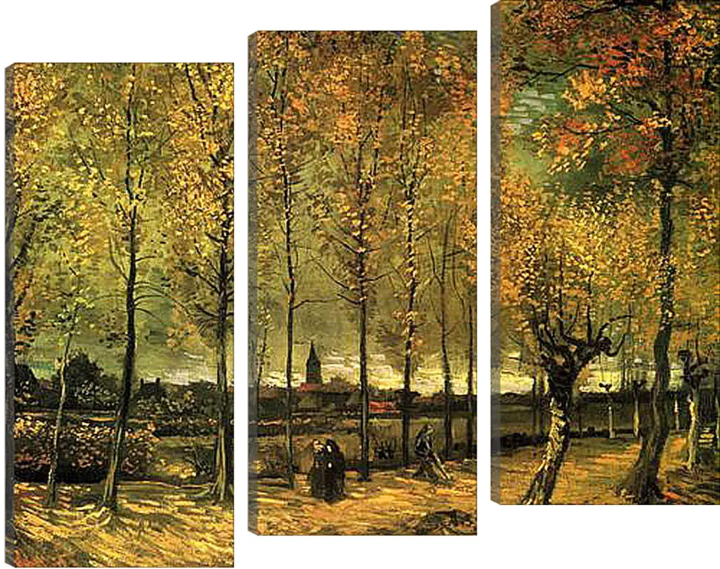 Модульная картина - Lane with Poplars. Винсент Ван Гог