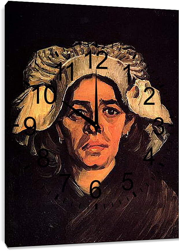Часы картина - Head of a Woman 9. Винсент Ван Гог