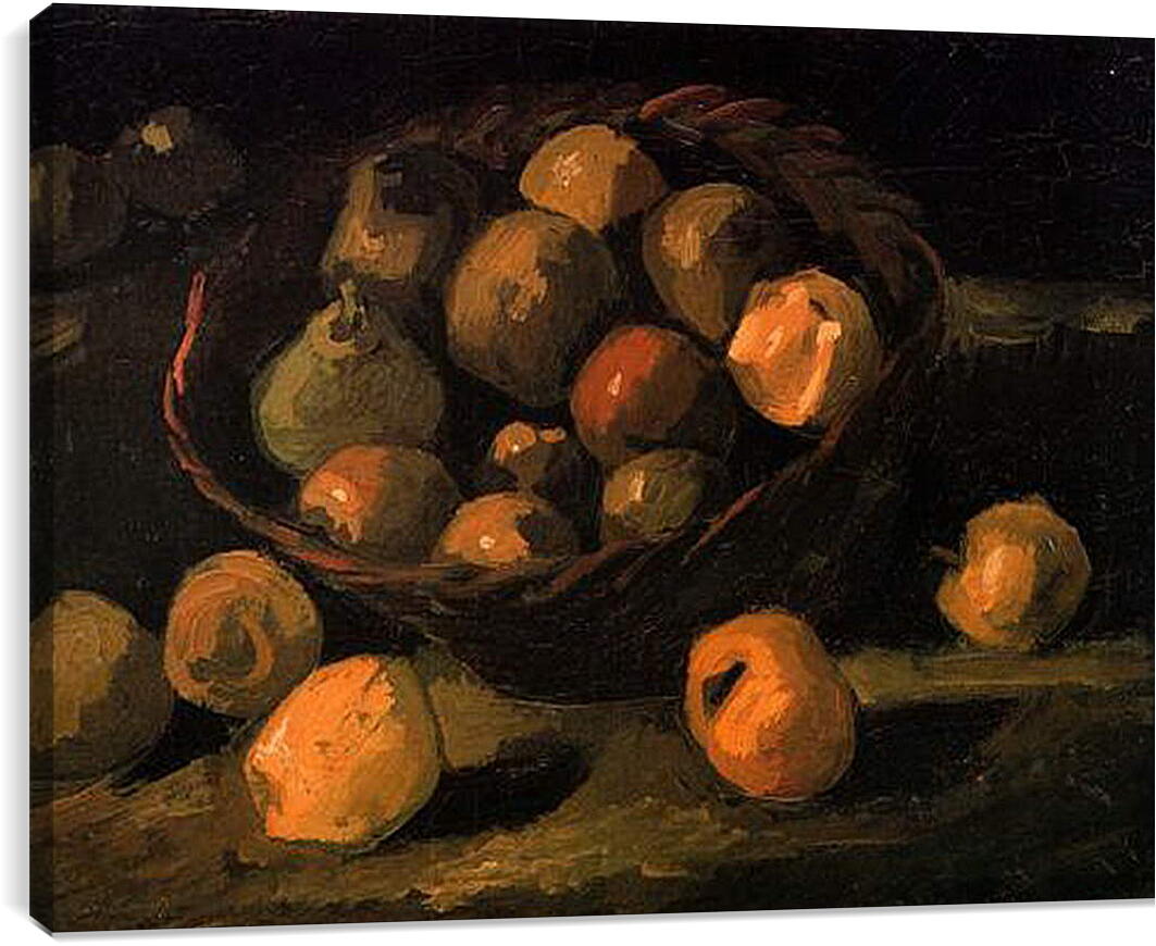 Постер и плакат - Basket of Apples. Винсент Ван Гог