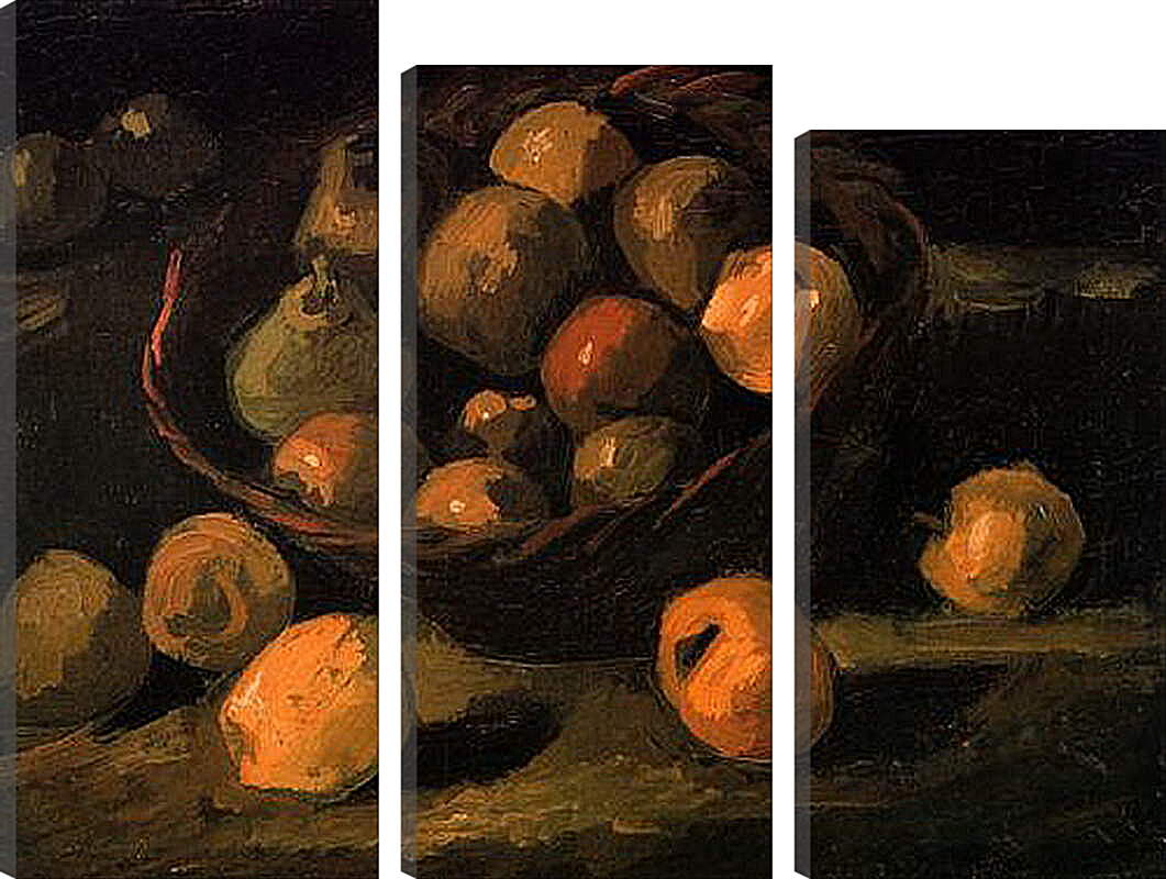 Модульная картина - Basket of Apples. Винсент Ван Гог