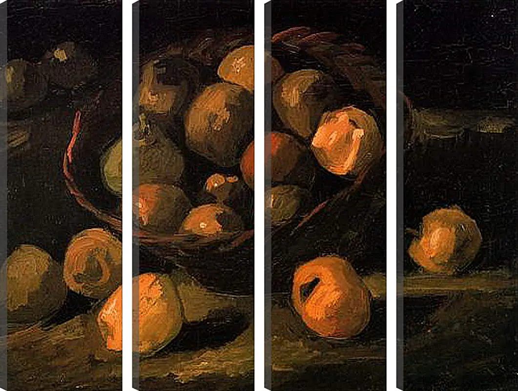 Модульная картина - Basket of Apples. Винсент Ван Гог