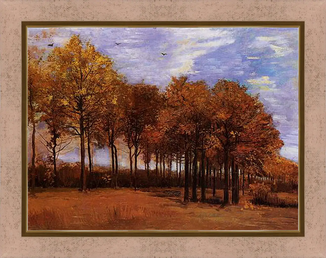 Картина в раме - Autumn Landscape. Винсент Ван Гог