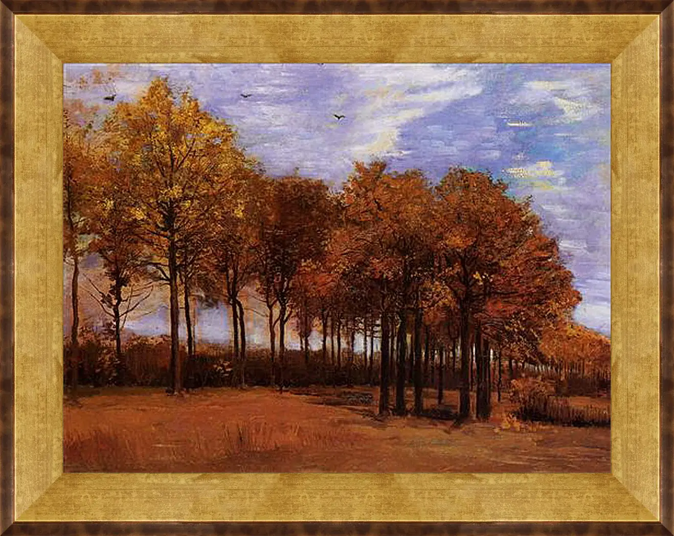 Картина в раме - Autumn Landscape. Винсент Ван Гог