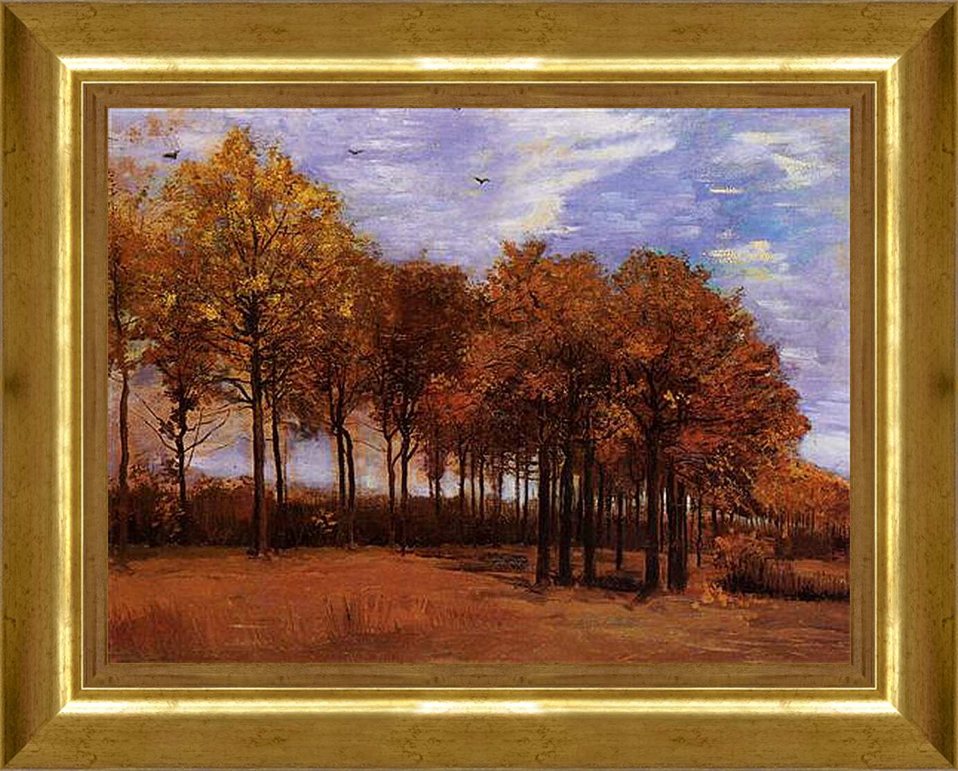 Картина в раме - Autumn Landscape. Винсент Ван Гог