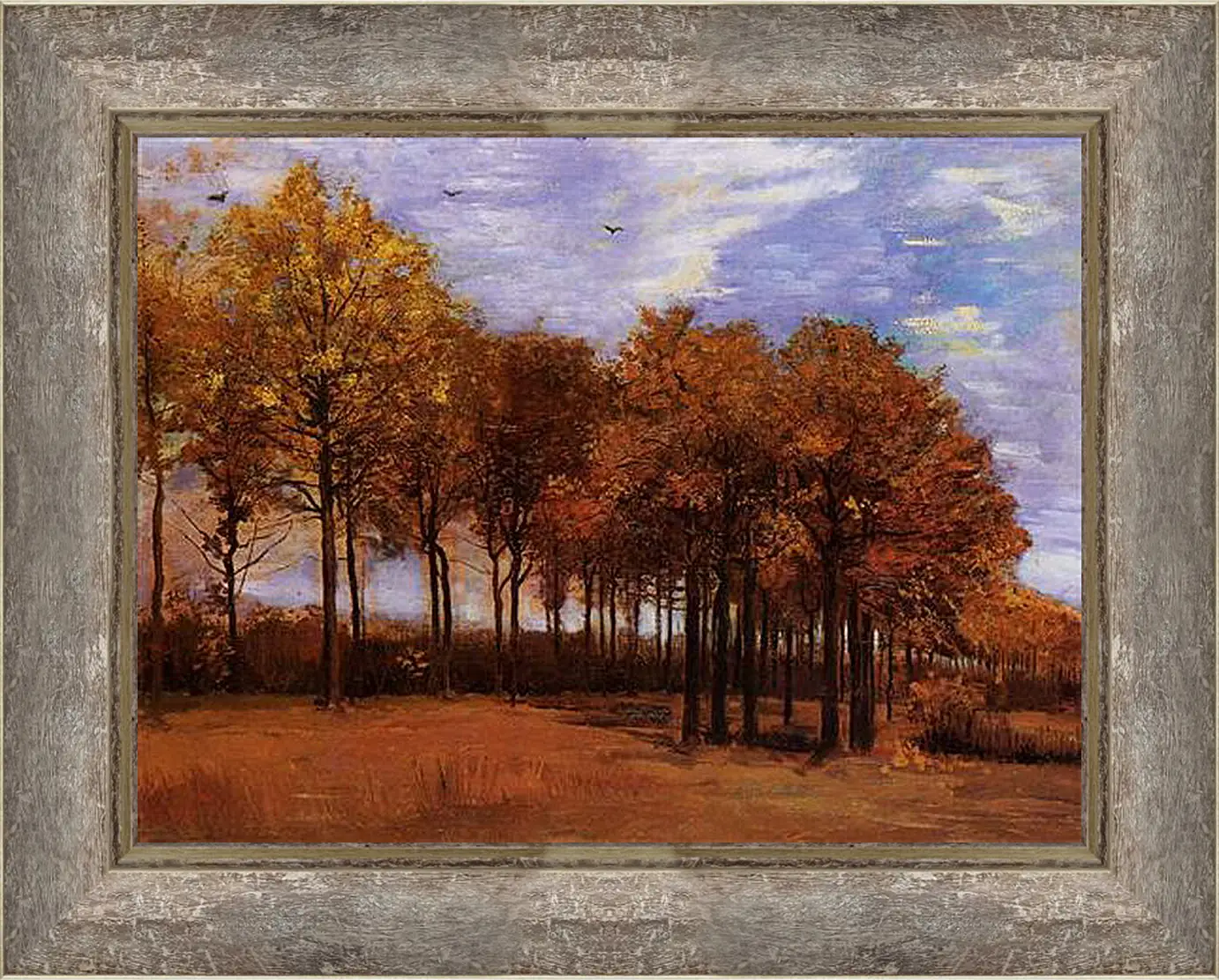 Картина в раме - Autumn Landscape. Винсент Ван Гог