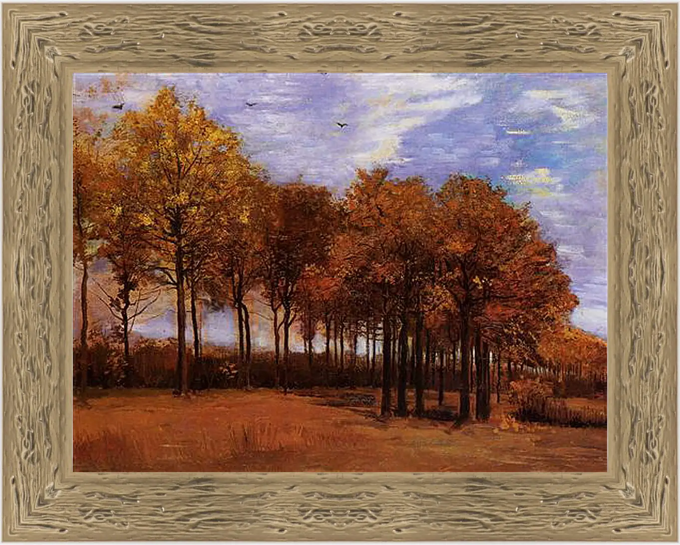 Картина в раме - Autumn Landscape. Винсент Ван Гог