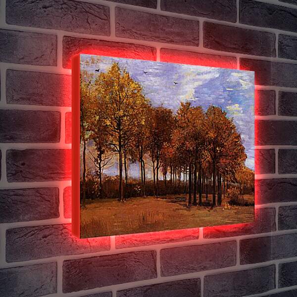 Лайтбокс световая панель - Autumn Landscape. Винсент Ван Гог