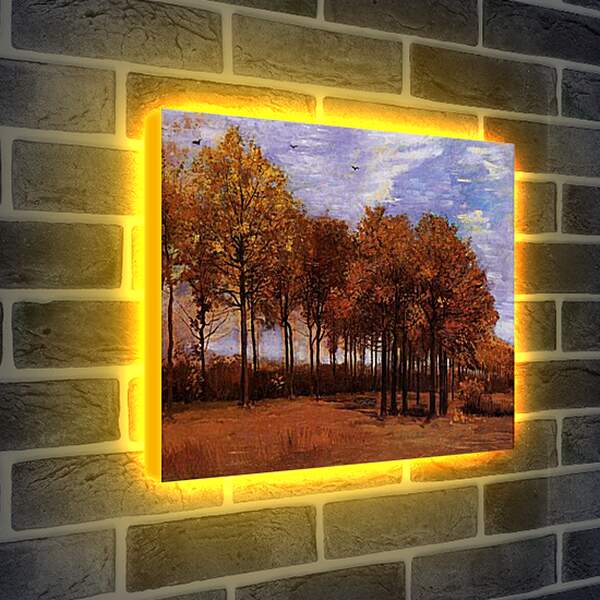 Лайтбокс световая панель - Autumn Landscape. Винсент Ван Гог
