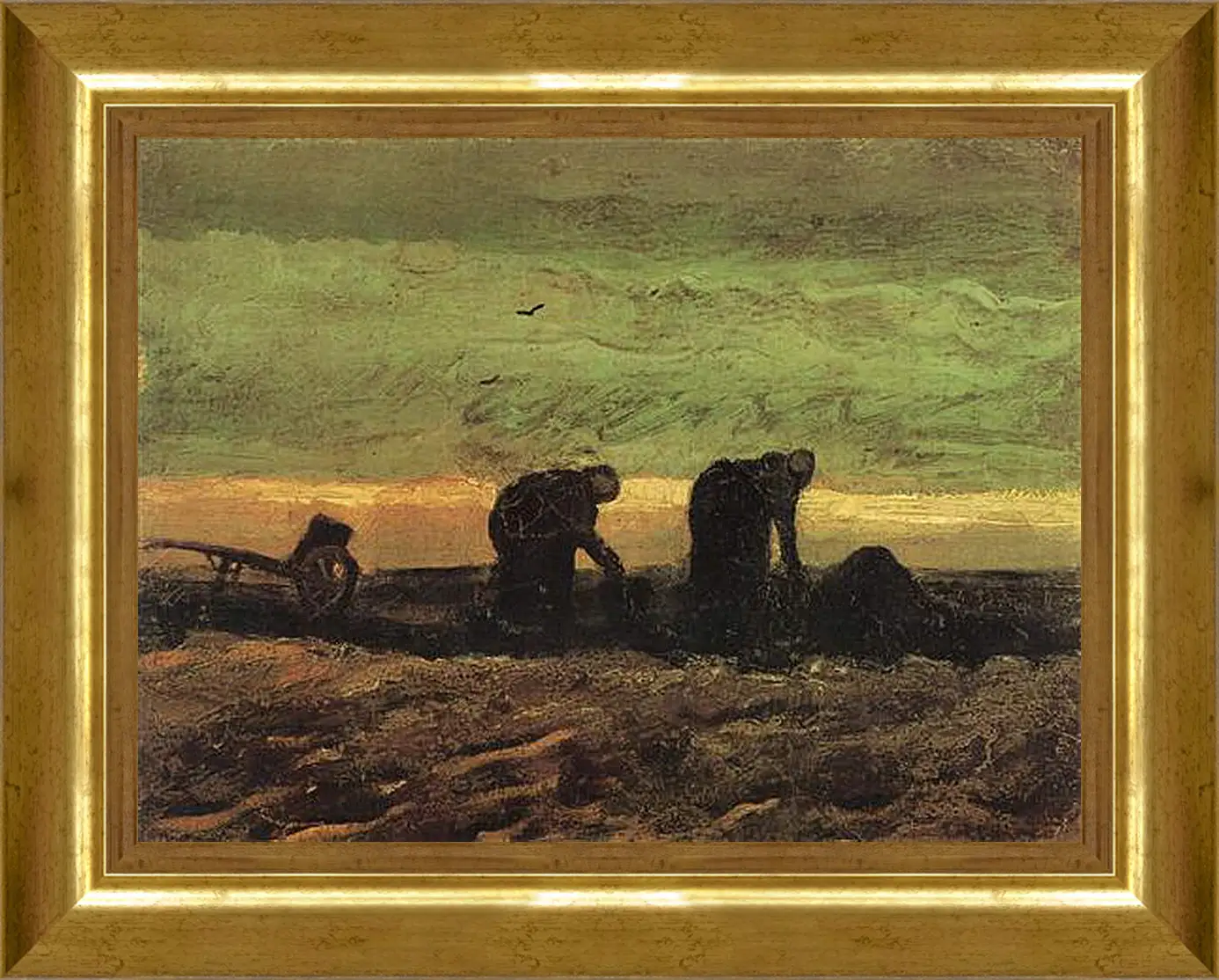 Картина в раме - Two Women in the Moor. Винсент Ван Гог