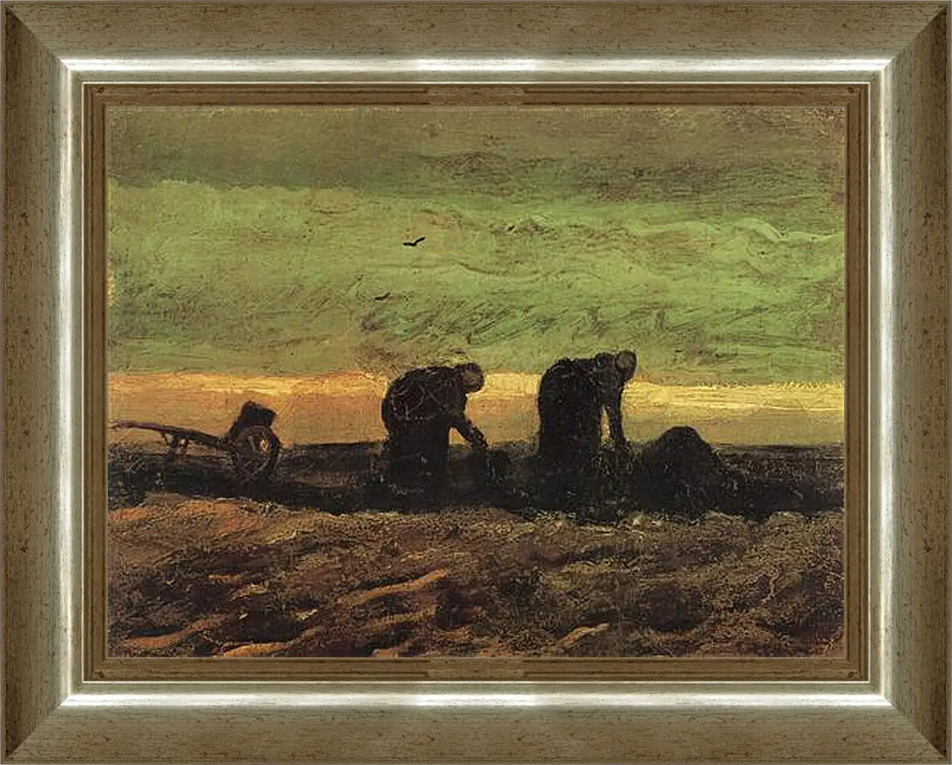 Картина в раме - Two Women in the Moor. Винсент Ван Гог