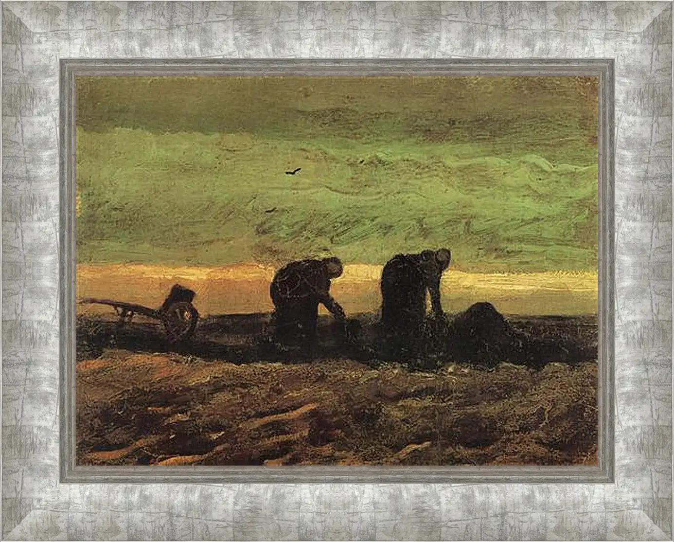 Картина в раме - Two Women in the Moor. Винсент Ван Гог