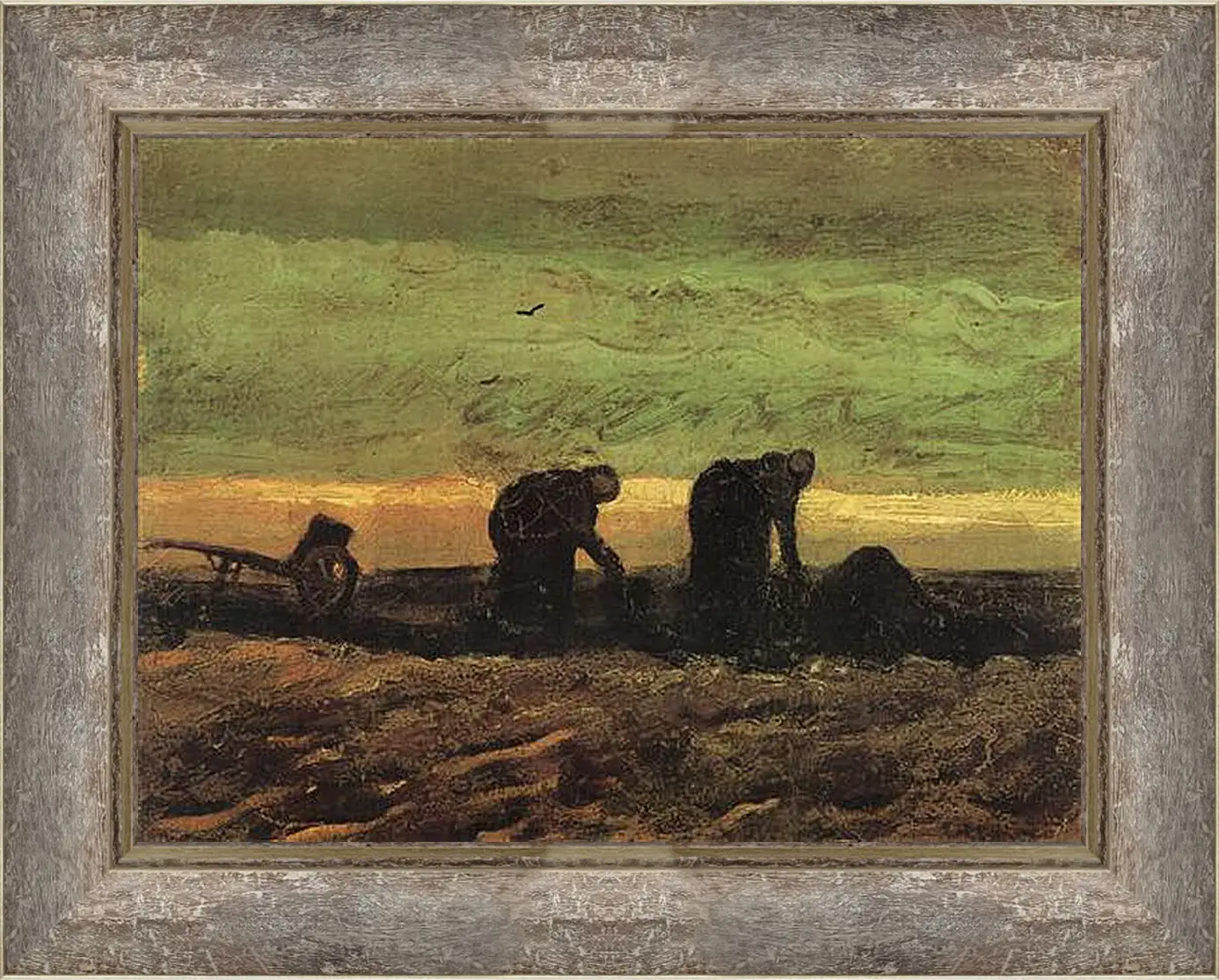 Картина в раме - Two Women in the Moor. Винсент Ван Гог