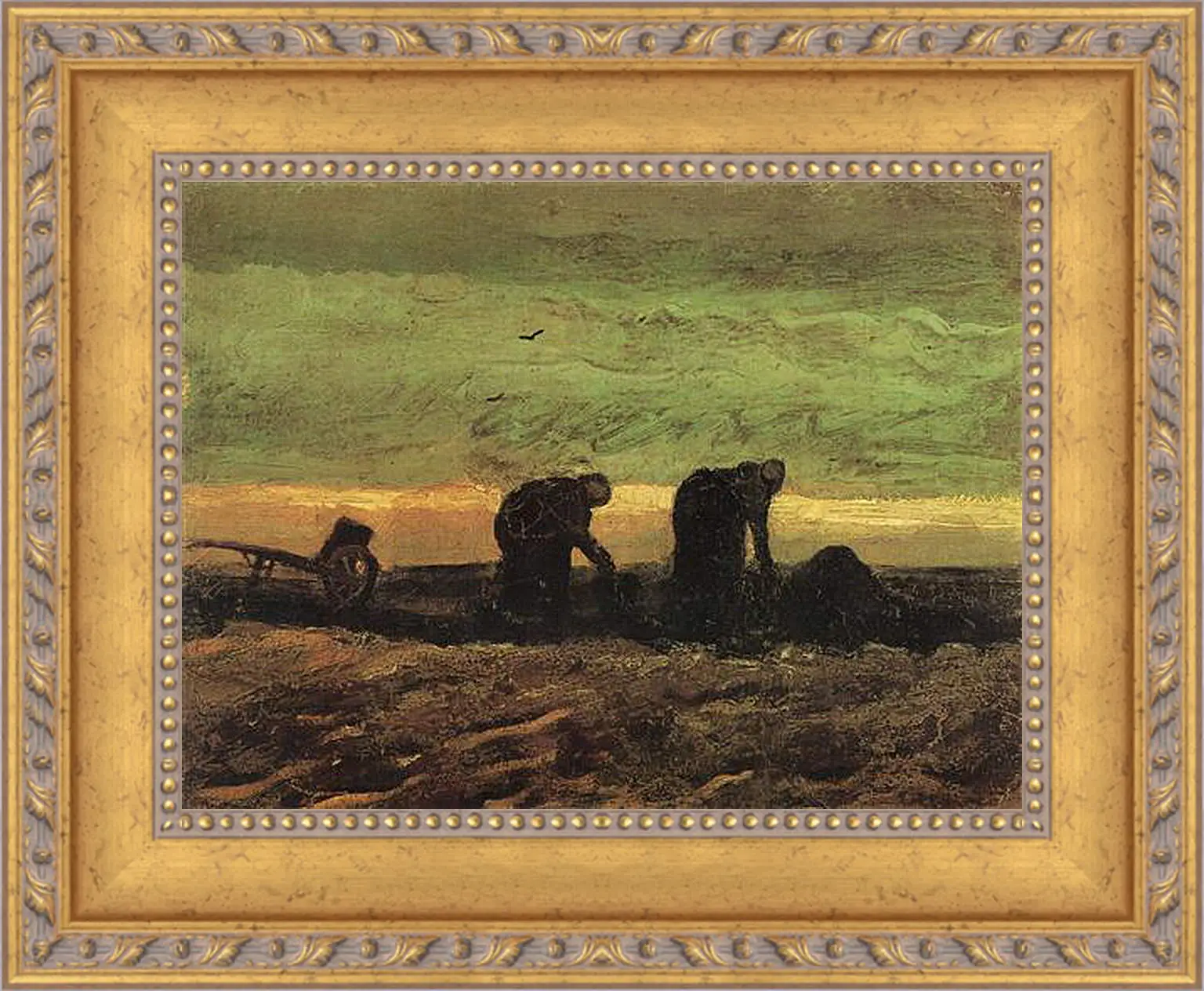 Картина в раме - Two Women in the Moor. Винсент Ван Гог